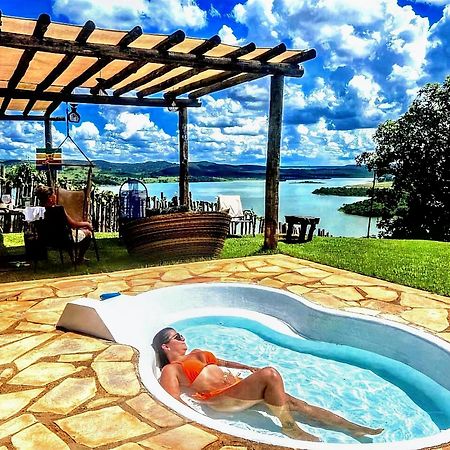 Chale Mirante, Piscina, Cachoeira, Lago E Vista Espetacular Alexania 외부 사진